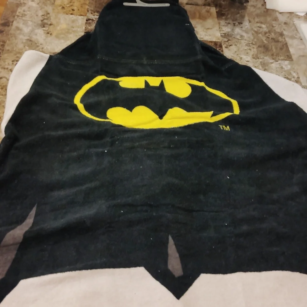Batman hooded towel wrap